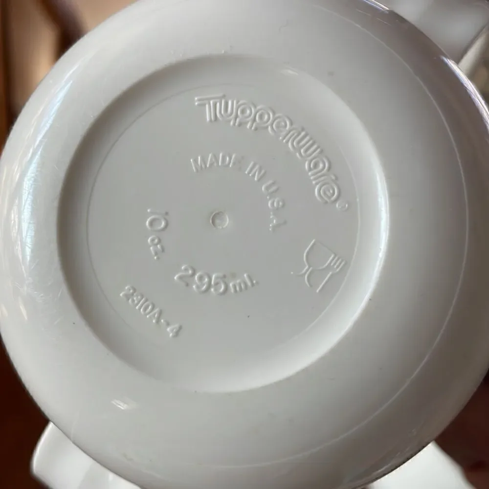 Vintage Tupperware Creamer & Sugar Set